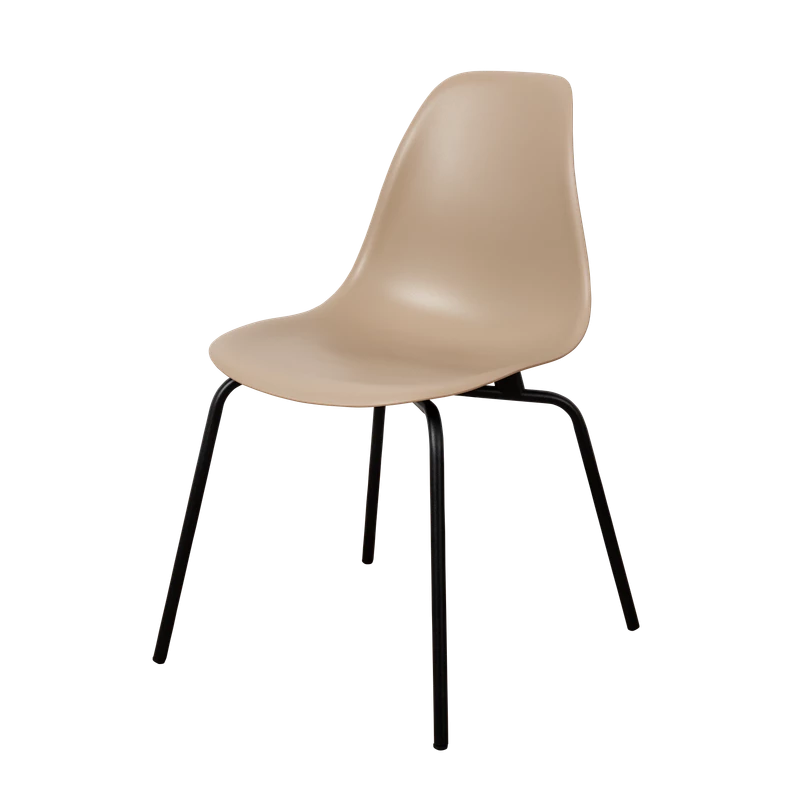 DERSTUHL Комплект стульев пластиковых 2 шт Elegant Black Eames (изображение №1)