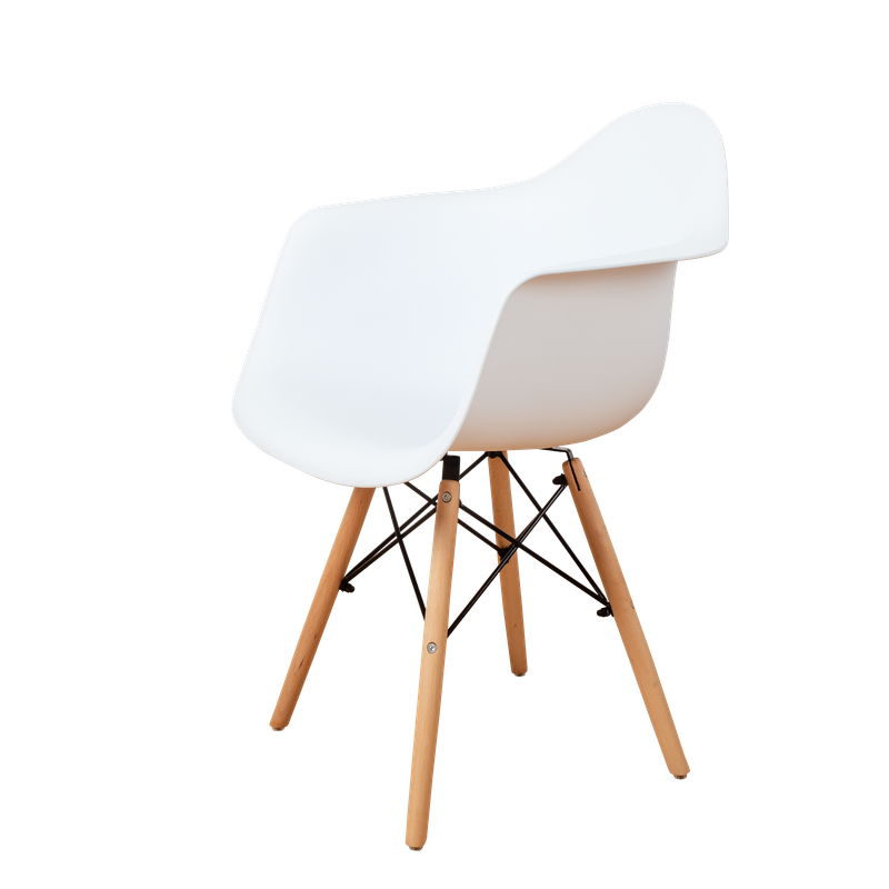 DERSTUHL Комплект стульев пластиковых 2 шт Wood Eames