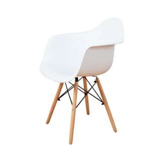 DERSTUHL Стул-кресло из пластика Wood Eames