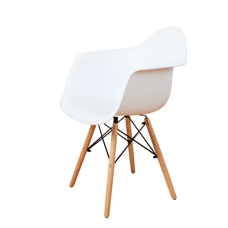 DERSTUHL Комплект стульев пластиковых 2 шт Wood Eames (изображение №1)