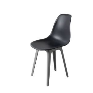 DERSTUHL Комплект стульев пластиковых 4 шт Plast Grey Eames