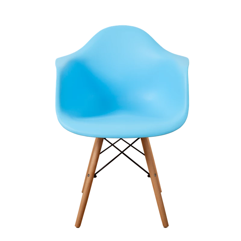DERSTUHL Комплект стульев пластиковых 2 шт Wood Eames (изображение №3)