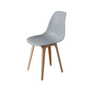 DERSTUHL Стул пластиковый Plast Beige Eames