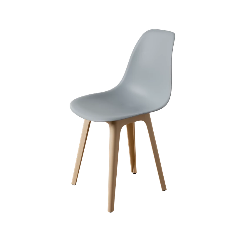 DERSTUHL Стул пластиковый Plast Beige Eames (изображение №1)