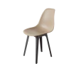DERSTUHL Комплект стульев пластиковых 4 шт Plast Dark Grey Eames