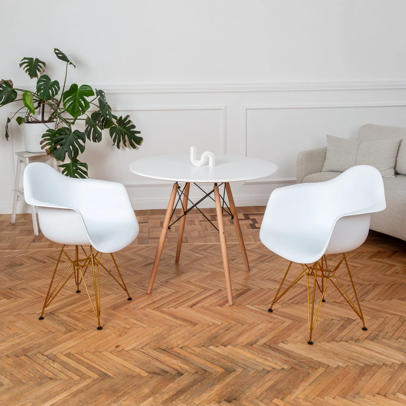 DERSTUHL Комплект стульев пластиковых 2 шт Gold Eames (изображение №2)