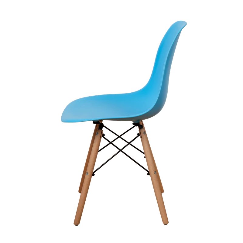 DERSTUHL Комплект стульев пластиковых 4 шт Wood Eames (изображение №4)
