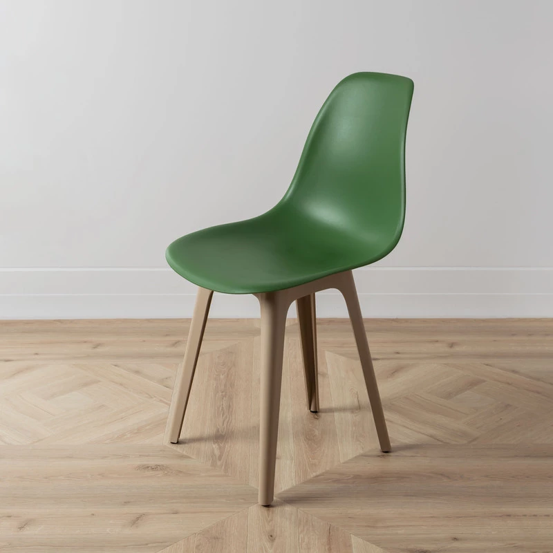 DERSTUHL Комплект стульев пластиковых 4 шт Plast Dark Beige Eames (изображение №6)