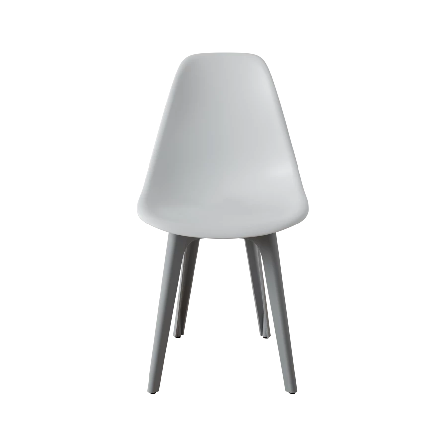 DERSTUHL Комплект стульев пластиковых 4 шт Plast Grey Eames (изображение №3)