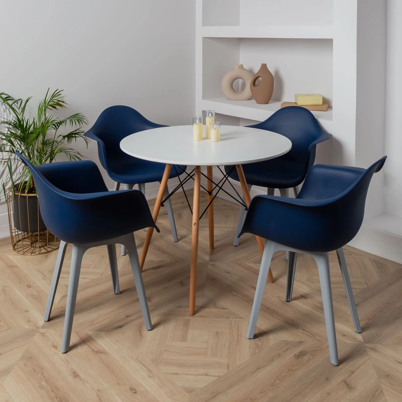 DERSTUHL Стул-кресло из пластика Plast Grey Eames (изображение №2)