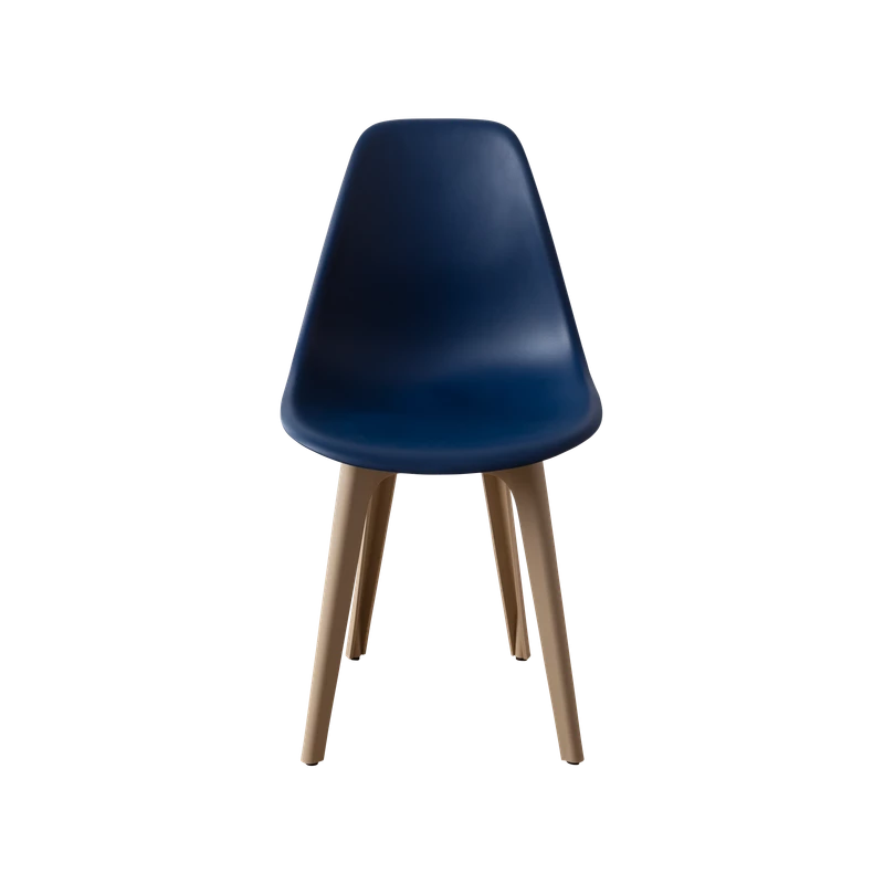 DERSTUHL Комплект стульев пластиковых 4 шт Plast Dark Beige Eames (изображение №3)