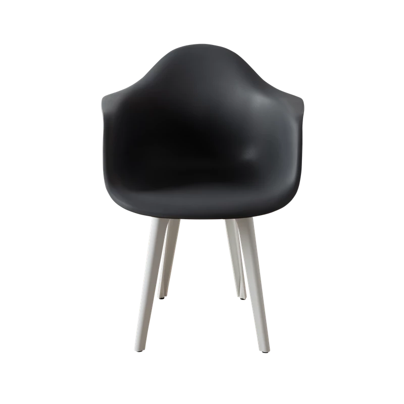 DERSTUHL Комплект стульев пластиковых 4 шт Plast White Eames (изображение №3)