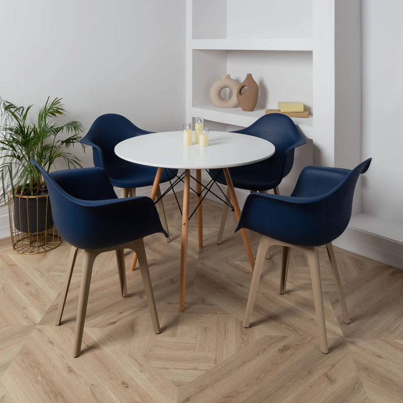DERSTUHL Стул-кресло из пластика Plast Dark Beige Eames (изображение №2)