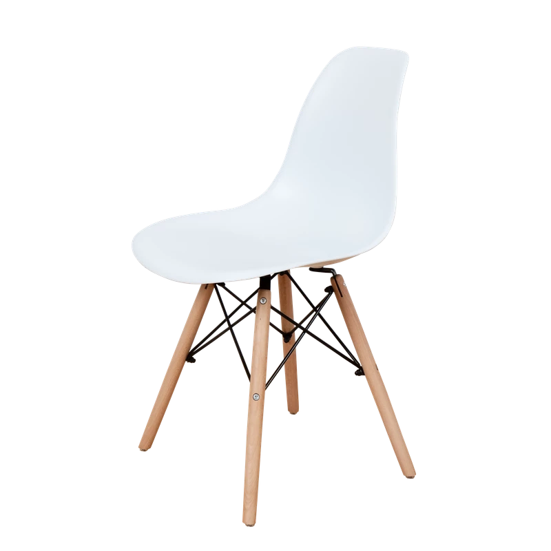 DERSTUHL Комплект стульев пластиковых 4 шт Wood Eames (изображение №1)