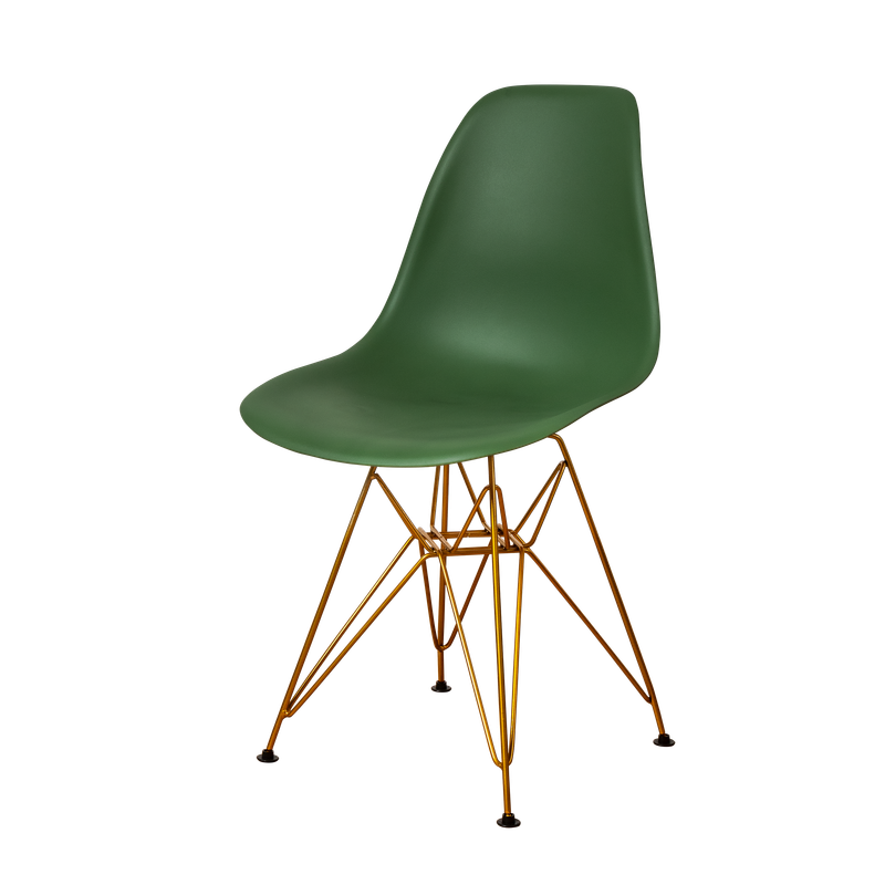 DERSTUHL Комплект стульев пластиковых 2 шт Gold Eames