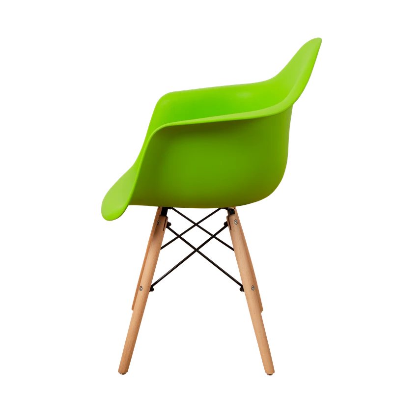 DERSTUHL Комплект стульев пластиковых 2 шт Wood Eames (изображение №6)
