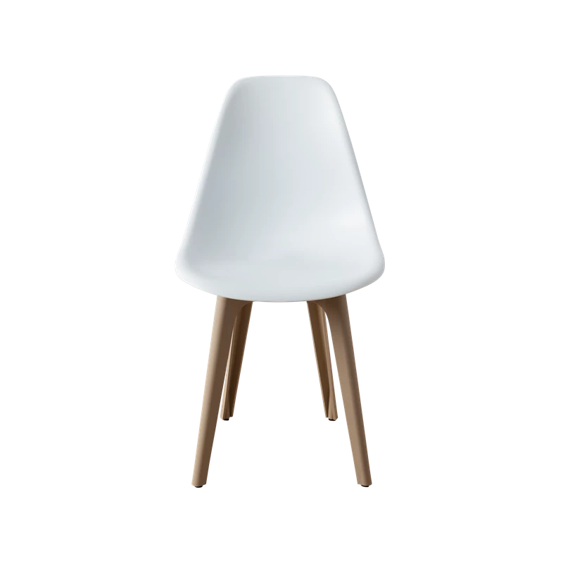 DERSTUHL Комплект стульев пластиковых 4 шт Plast Dark Beige Eames (изображение №3)