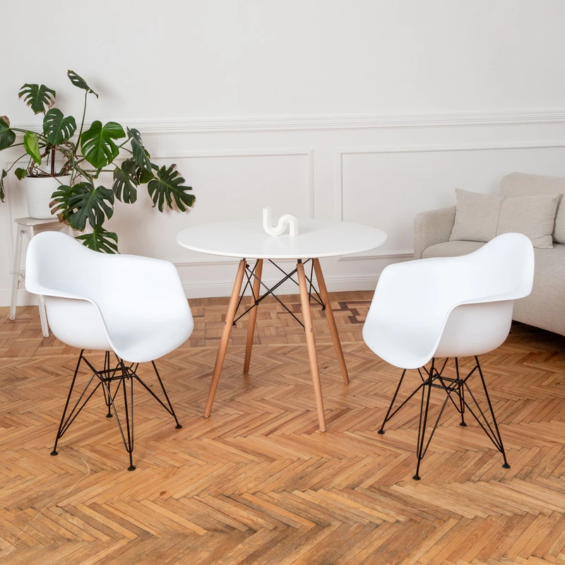 DERSTUHL Стул-кресло из пластика Black Eames (изображение №2)