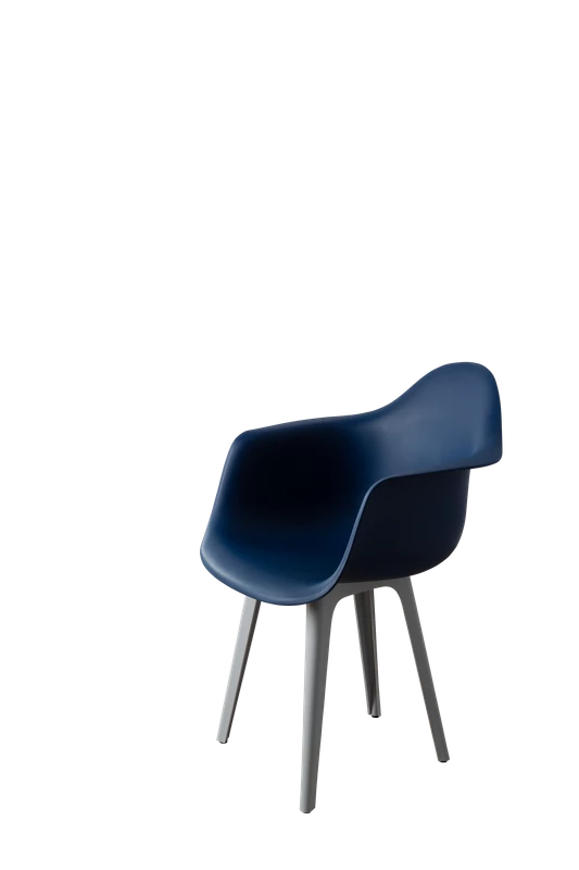 DERSTUHL Стул-кресло из пластика Plast Grey Eames (изображение №1)