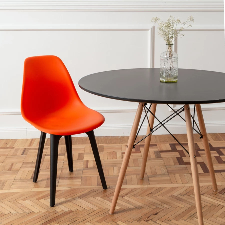 DERSTUHL Комплект стульев пластиковых 4 шт Plast Eames (изображение №2)