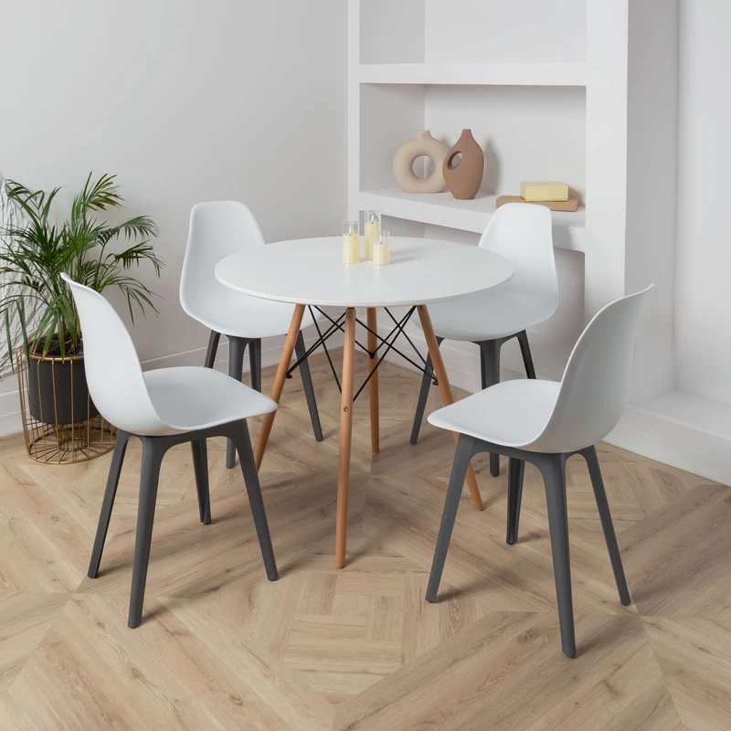 DERSTUHL Стул пластиковый Plast Dark Grey Eames (изображение №2)