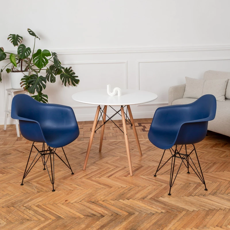 DERSTUHL Комплект стульев пластиковых 4 шт Black Eames (изображение №2)