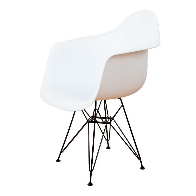 DERSTUHL Стул-кресло из пластика Black Eames