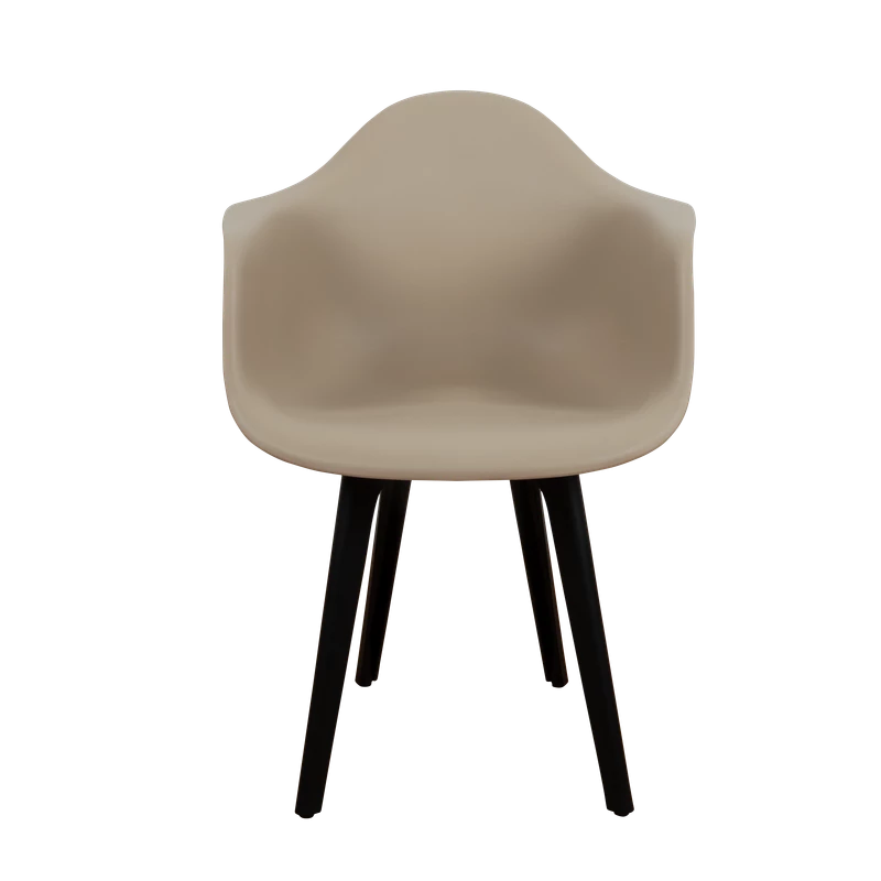 DERSTUHL Комплект стульев пластиковых 4 шт Plast Eames (изображение №3)