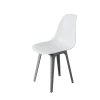 DERSTUHL Комплект стульев пластиковых 2 шт Plast Grey Eames