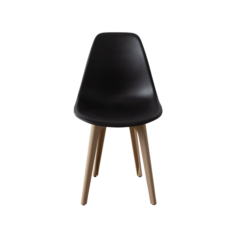 DERSTUHL Комплект стульев пластиковых 2 шт Plast Dark Beige Eames (изображение №3)