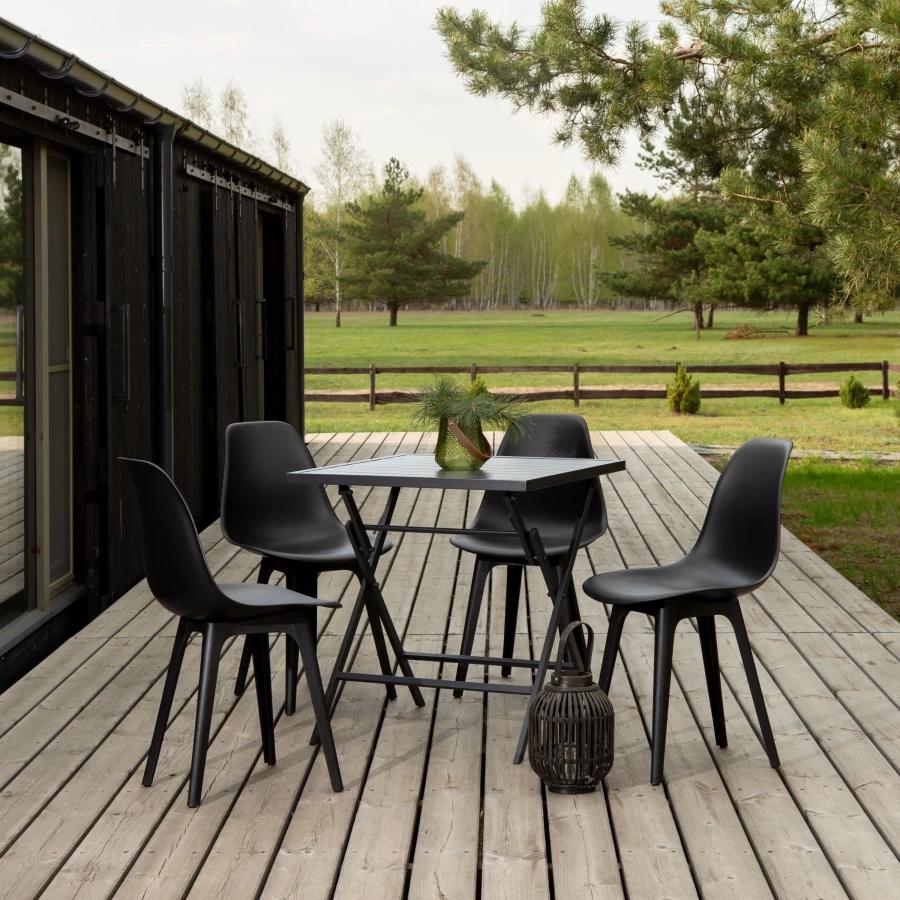 DERSTUHL Комплект стульев пластиковых 4 шт Plast Eames (изображение №2)