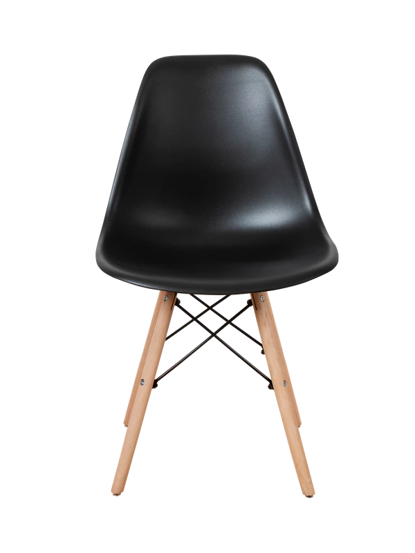 DERSTUHL Комплект стульев пластиковых 4 шт Wood Eames (изображение №3)
