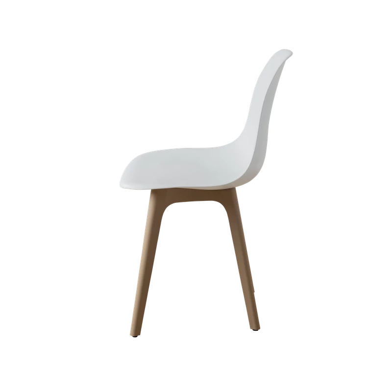 DERSTUHL Комплект стульев пластиковых 4 шт Plast Dark Beige Eames (изображение №4)