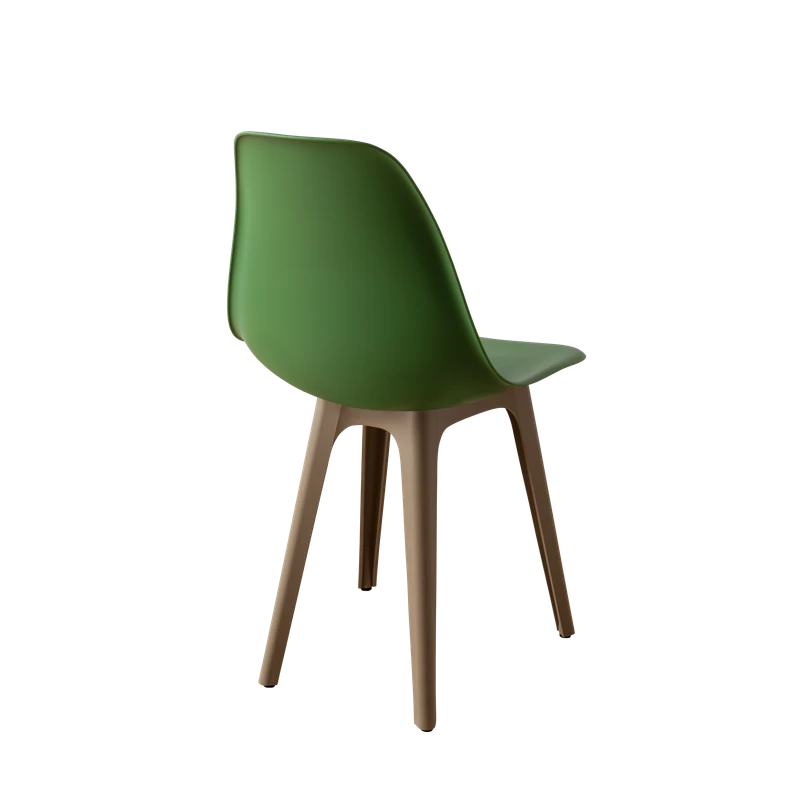 DERSTUHL Комплект стульев пластиковых 4 шт Plast Dark Beige Eames (изображение №5)