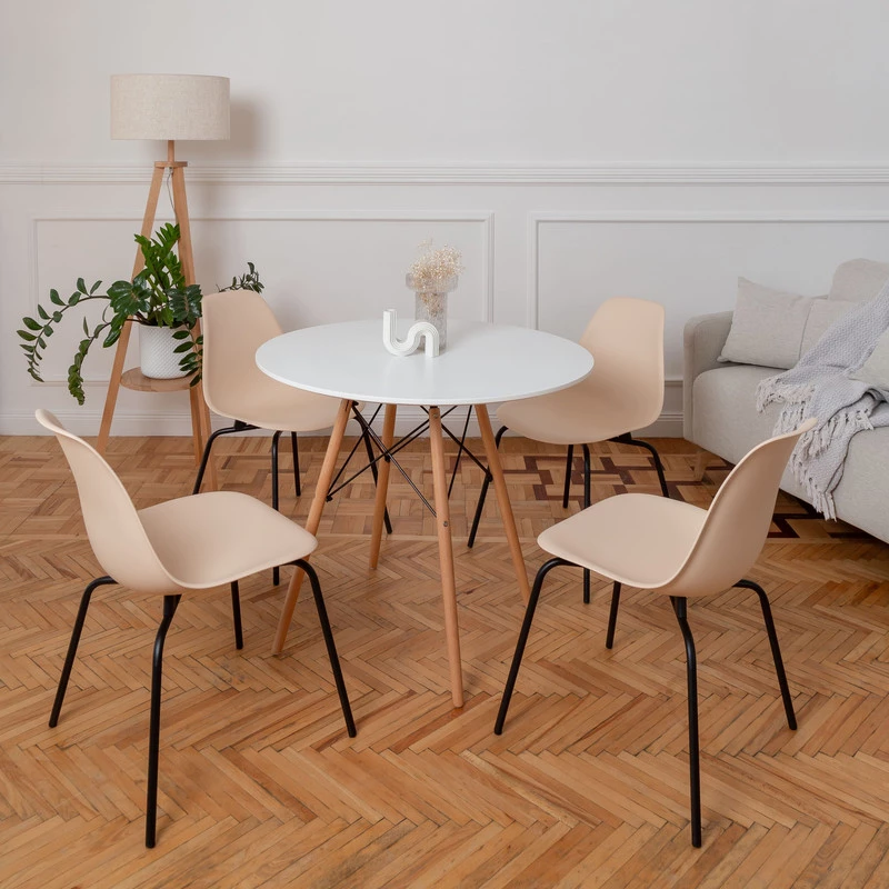 DERSTUHL Комплект стульев пластиковых 2 шт Elegant Black Eames (изображение №2)