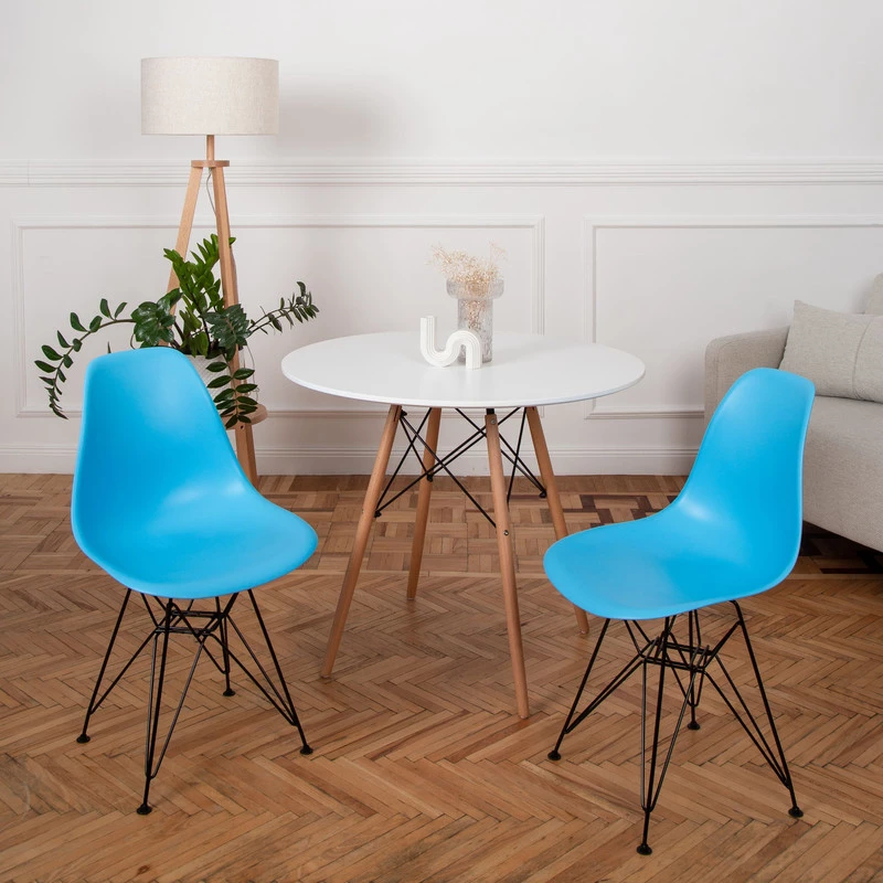 DERSTUHL Комплект стульев пластиковых 2 шт Black Eames (изображение №2)