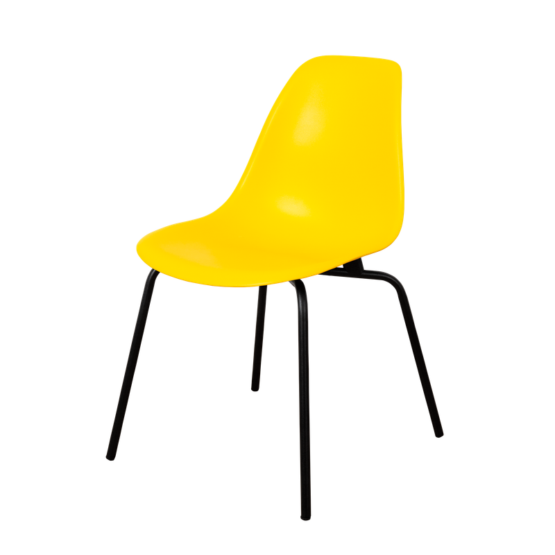 DERSTUHL Комплект стульев пластиковых 2 шт Elegant Black Eames