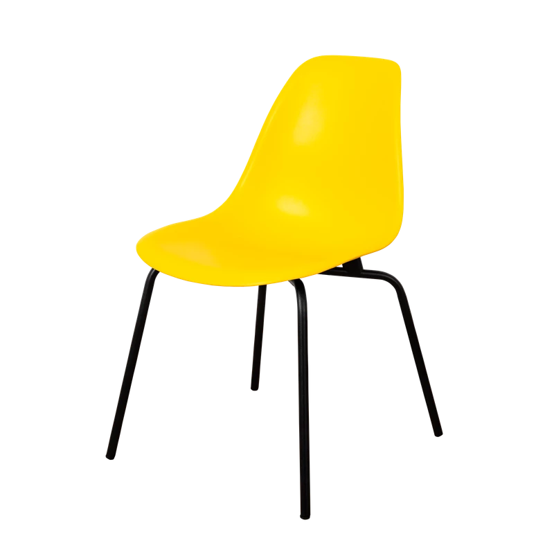 DERSTUHL Комплект стульев пластиковых 2 шт Elegant Black Eames (изображение №1)
