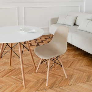 Второе фото. DERSTUHL Комплект стульев пластиковых 2 шт Wood Eames