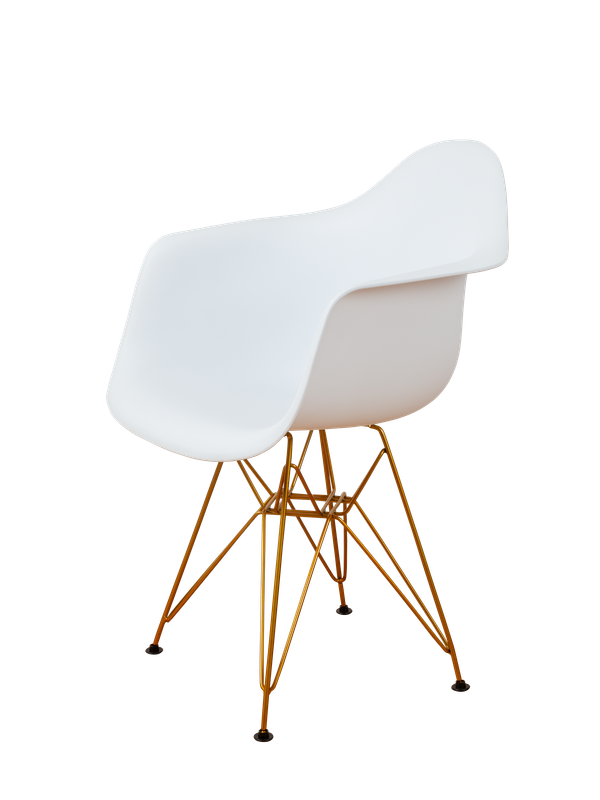 DERSTUHL Комплект стульев пластиковых 2 шт Gold Eames