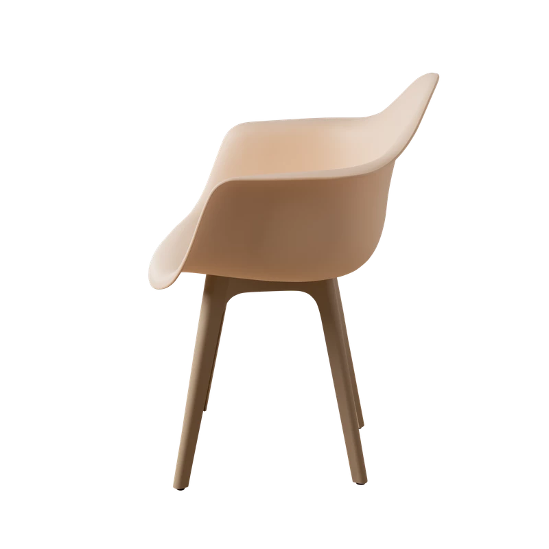 DERSTUHL Стул-кресло из пластика Plast Dark Beige Eames (изображение №4)