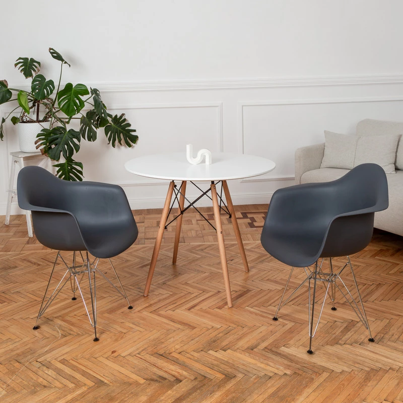 DERSTUHL Стул-кресло из пластика Chrom Eames (изображение №2)
