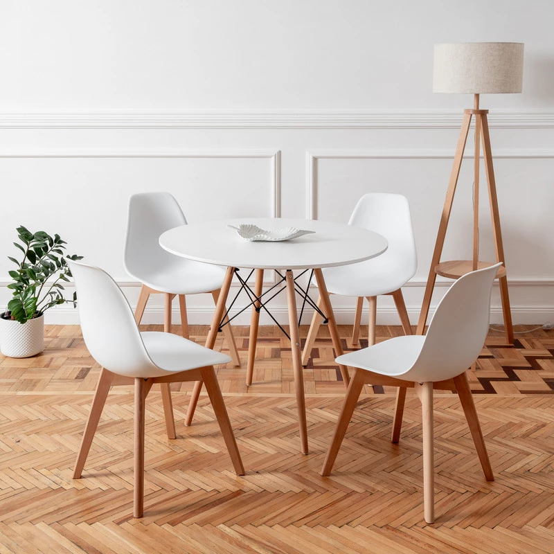 DERSTUHL Комплект стульев пластиковых 2 шт Grand Wood Eames (изображение №2)