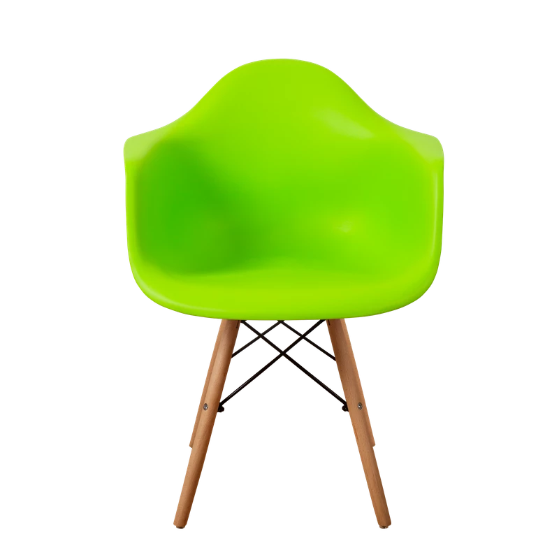DERSTUHL Комплект стульев пластиковых 2 шт Wood Eames (изображение №5)