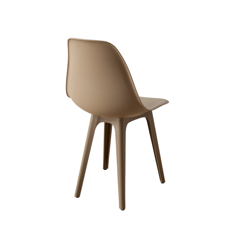DERSTUHL Комплект стульев пластиковых 2 шт Plast Dark Beige Eames (изображение №6)