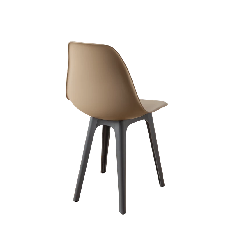 DERSTUHL Комплект стульев пластиковых 2 шт Plast Dark Grey Eames (изображение №5)
