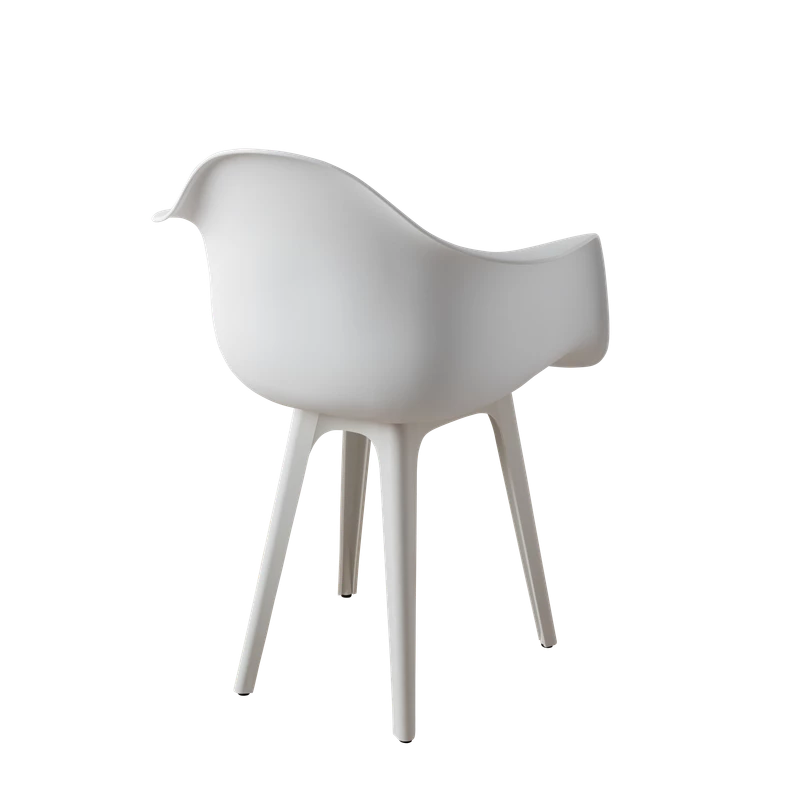 DERSTUHL Комплект стульев пластиковых 2 шт Plast White Eames (изображение №5)