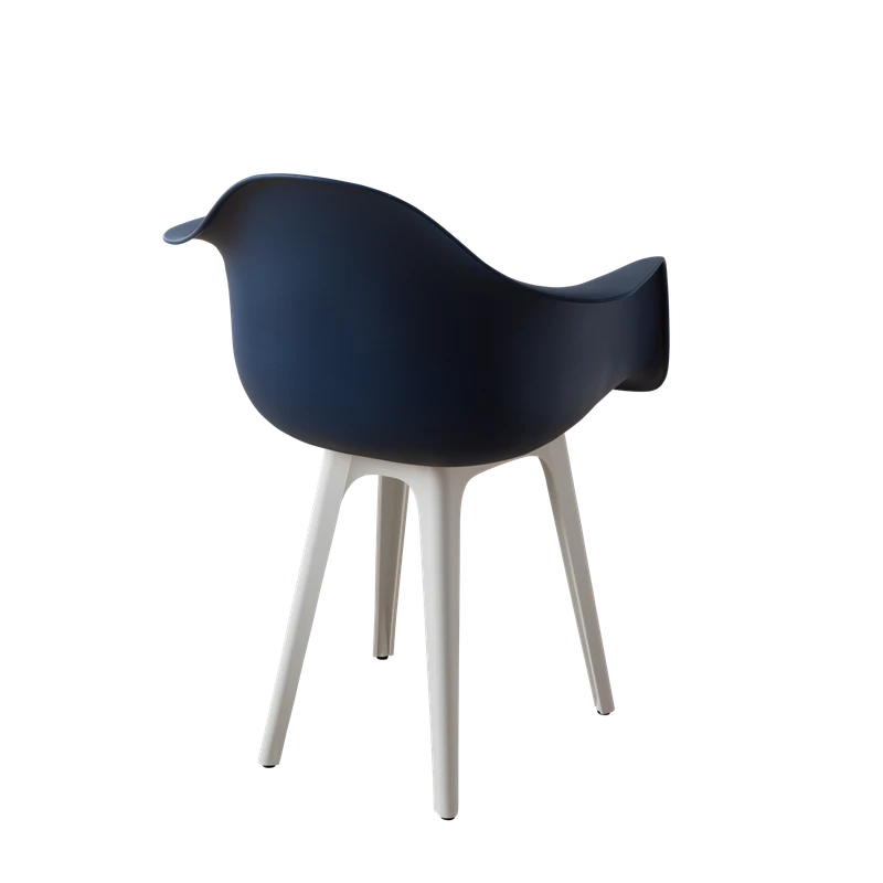 DERSTUHL Комплект стульев пластиковых 4 шт Plast White Eames (изображение №5)
