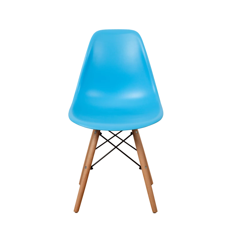 DERSTUHL Комплект стульев пластиковых 4 шт Wood Eames (изображение №3)