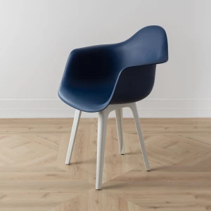 Второе фото. DERSTUHL Стул-кресло из пластика Plast White Eames